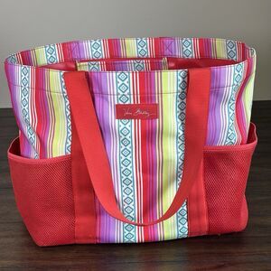 Vera Bradley Lighten Up Tote Travel Beach Bag Serape Paradise